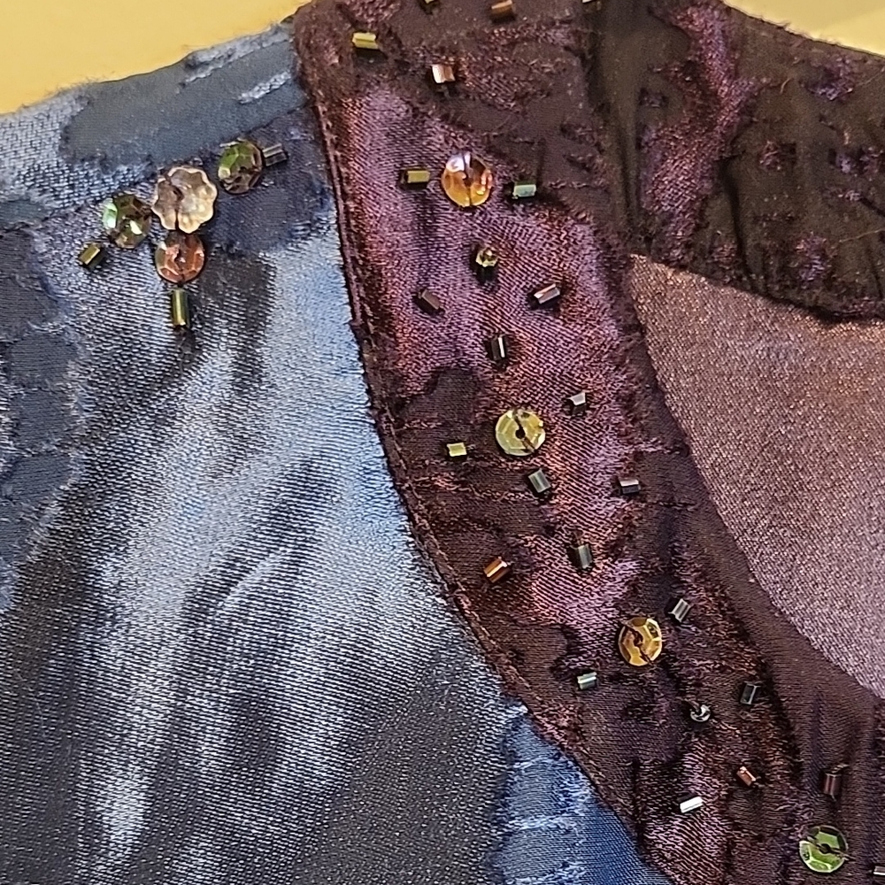 ECI Royal Blue Embellished Mini Dress - Picture 3 of 9